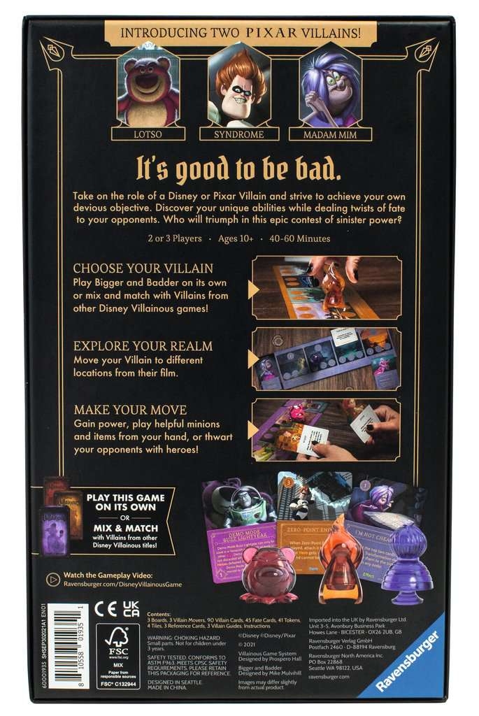 Villainous : Disney - Bigger and Badder Expansion